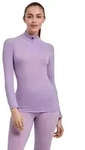 Langarmshirt FALKE "FALKE Langarmshirt", Damen, Gr. M, lila (light lila (6819)),