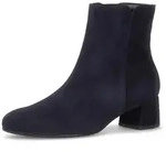 Stiefelette GABOR, Damen, Gr. 35, blau (dunkelblau), Ziegenveloursleder,...