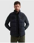 Steppweste PME LEGEND, Herren, Gr. S, schwarz (salute), Web, Obermaterial: 100%