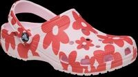 Crocs Clog "Classic Pop Petals Clog" Sommerschuh, Hausschuh mit Blumendruck