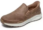 Slip-On Sneaker SKECHERS "EQUALIZER 6.0-ZORLO", Herren, Gr. 40, whiskey, Textil,