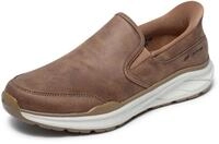 Slip-On Sneaker SKECHERS "EQUALIZER 6.0-ZORLO", Herren, Gr. 40, whiskey, Textil,