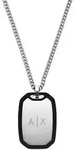 Kette mit Anh&auml;nger ARMANI EXCHANGE "Schmuck Geschenk Edelstahl, Silikon",...