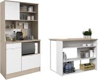 Parisot Schrank-Set "Socool 1, Theke und K&uuml;chenbuffet, Made in Europe, viel