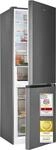exquisit K&uuml;hl-/Gefrierkombination "KGC340-115-NF-040C inoxlook-az" 186 cm hoch...
