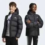 Outdoorjacke ADIDAS SPORTSWEAR "KUNSTDAUNEN", Jungen, Gr. 176, schwarz (schwarz,