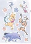 Komar Wandtattoo "Winnie the Pooh - Flowers & Music - Gr&ouml;&szlig;e 50 x 70 cm"