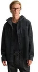 Kurzjacke MARC O'POLO DENIM "aus Bio-Baumwolle", Herren, Gr. S, grau (dolphin),