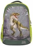 Depesche Rucksack "Schulrucksack Dino World 44 x 33 cm grau-gr&uuml;n"