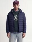 Jack & Jones Steppjacke "JJEBERG LIGHT DOWN PUFFER HOOD NOOS" mit Kapuze Kunstfaser,