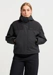 Winterjacke JACK WOLFSKIN "ICE FLARE JKT W", Damen, Gr. S (36), schwarz (phantom),