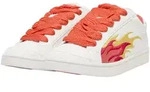 Sneaker BUFFALO "Buffalo LIBERTY FLAME", Damen, Gr. 39, rot (wei&szlig;, rose),