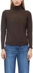s.Oliver Rollkragenpullover mit Viskose / Feinstrick