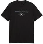 PUMA T-Shirt "CLASS GRAPHIC TEE" Kurzarmdesign, mit Rundhalsausschnitt, unifarben,