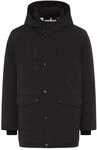 Steppjacke BRAX "Style GLENN", Herren, Gr. M, schwarz (dunkelgrau), Web, 100%