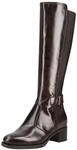 Stiefel NERO GIARDINI "Nero Giardini Stiefel Leder/Textil", Damen, Gr. 36, braun