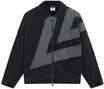 Outdoorjacke UMBRO "Umbro WASHED DRILL JACKET", Herren, Gr. S, schwarz-wei&szlig;