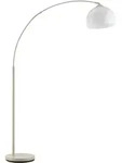 BRILLIANT Bogenlampe "Vessa - Bogenstehleuchte", beige (beige, wei&szlig;), 1, &Oslash;...