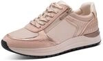 Plateausneaker TAMARIS, Damen, Gr. 36, rosa, glitzer, Lederimitat, gl&auml;nzend, Schuhe