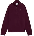 Langarmshirt PUMA "HER STANDARD WINTERIZED HALF-ZIP", Damen, Gr. S, lila (ruby noir),
