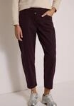 Cecil Stoffhose "Style Scarlett" Mid Waist, Barrel Leg, Baumwollmix