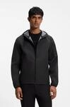 Regenjacke BOSS GREEN, Herren, Gr. XL, schwarz (schwarz001), Web, Obermaterial:...