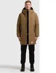 Wintermantel KHUJO "FOGG2", Herren, Gr. XXL, braun (oozey braun), Web, 100%