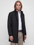 Kurzmantel JACK & JONES "JJEMELTON WOOL BLEND COAT AW26 SN", Herren, Gr. L, schwarz