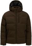 Steppjacke JACK & JONES "JJEBECKS PUFFER SN", Herren, Gr. M, braun (delicioso), Web,