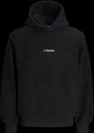 Jack & Jones Kapuzensweatshirt "JJSOHO TEDDY SWEAT HOOD SN", Kunstfaser, relaxed fit
