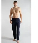 Pyjamahose TOM TAILOR, Herren, Gr. 48, N-Gr, blau (rot, dunkel, streifen),...