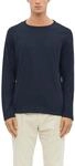 Langarmshirt S.OLIVER, Herren, Gr. M, navy, Jersey, Obermaterial: 100% Baumwolle,