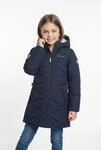 Funktionsmantel TROLLKIDS "GIRLS BERGEN COAT", M&auml;dchen, Gr. 98, blau (navy), Web,