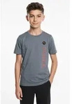 T-Shirt PUMA "STREET RELAXED GRAPHIC TEE B", Jungen, Gr. 176, grau (evening...