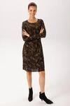 Aniston CASUAL Minikleid mit Leo-Muster in Ausbrenner-Optik - NEUE KOLLEKTION