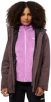 Jack Wolfskin 3-in-1-Funktionsmantel "ROTWAND 3IN1 JKT W" wasserdichte Au&szlig;enjacke,