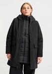 Wintermantel JACK WOLFSKIN "3IN1 NABUR COAT W", Damen, Gr. S (36), schwarz,
