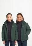 3-in-1-Funktionsjacke JACK WOLFSKIN "ICELAND 3IN1 JKT K", Jungen, Gr. 104, gr&uuml;n