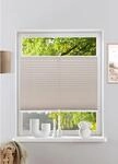 Plissee OTTO HOME "WILLA" Gr. 14, beige (leinenoptik), B:80cm H:210cm, Obermaterial:
