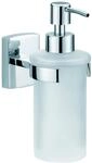 tesa Seifenspender "1x tesa klaam Design-Seifenspender" chrom-wei&szlig; 12,5 cm : 7 cm :