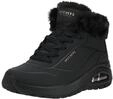 Sneaker SKECHERS "Skechers Sneaker Lederimitat", Damen, Gr. 36, schwarz, Lederimitat,