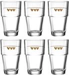 LEONARDO Latte-Macchiato-Glas "Gl&auml;ser-Set SOLO, mit Herzmotiv" 410 ml, 6-teilig