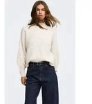 Strickpullover ONLY "ONLKALIBU L/S PULLOVER KNT NOOS", Damen, Gr. XS, beige...