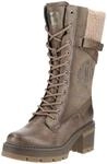 Schn&uuml;rstiefel MUSTANG SHOES "Mustang Shoes Stiefel Lederimitat/Textil", Damen, Gr.