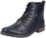 Winterstiefelette RIEKER, Herren, Gr. 40, schwarz, Lederimitat, unifarben, Schuhe