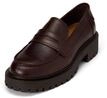 Loafer MARC O'POLO "mit robuster Profil-Laufsohle", Damen, Gr. 37, schwarz braun,