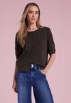 STREET ONE Cardigan Kurzarm Cardigan mit Rundhals und Kn&ouml;pfen
