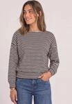 STREET ONE Langarmshirt mit Elastikbund