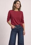 STREET ONE Langarmshirt mit U-Boot-Ausschnitt