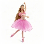 Anziehpuppe BARBIE "Barbie in: Der Nussknacker 25th Anniversary Puppe", pink (rosa),